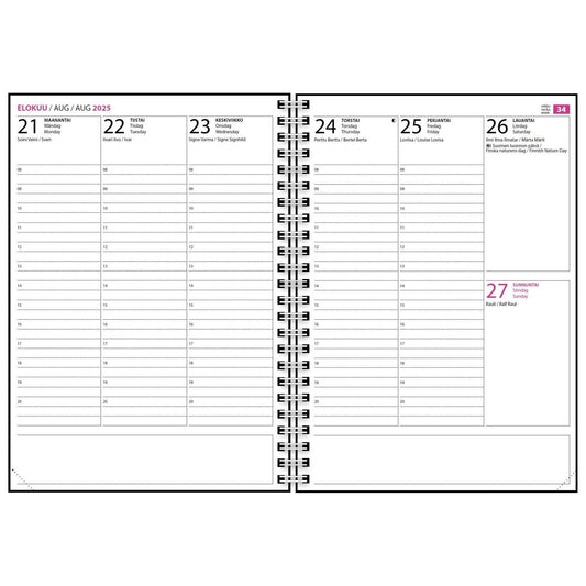 Koulukalenteri Vallila 25-26 A5 18kk Kobehavn