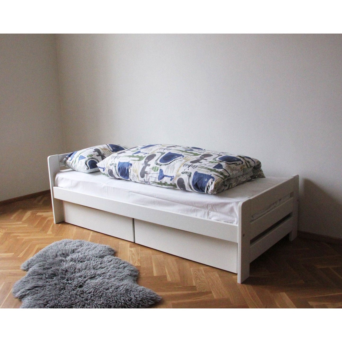 Vauvansänkysetti, joka kasvaa yhdessä lapsesi kanssa (valkoinen) - Kotikauppa