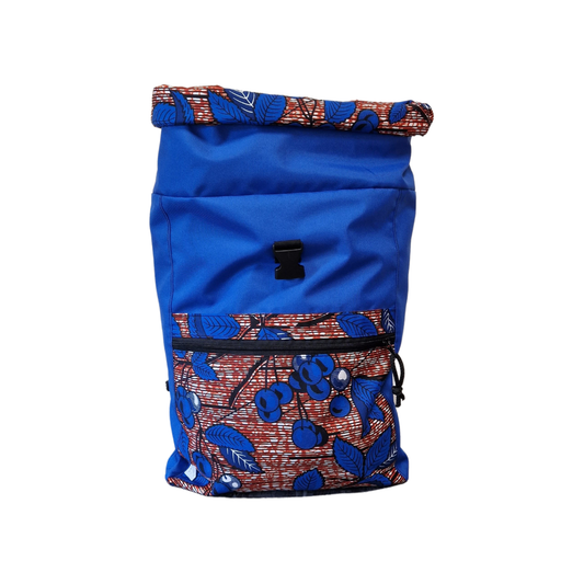 Vedenkestävä, rullattava reppu (Bright Cherry) - Kotikauppa