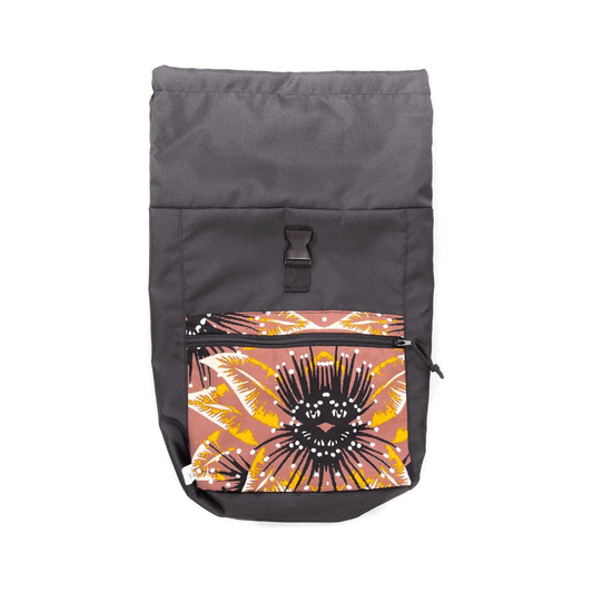 Vedenkestävä, rullattava reppu (Dark Cherry) - Kotikauppa