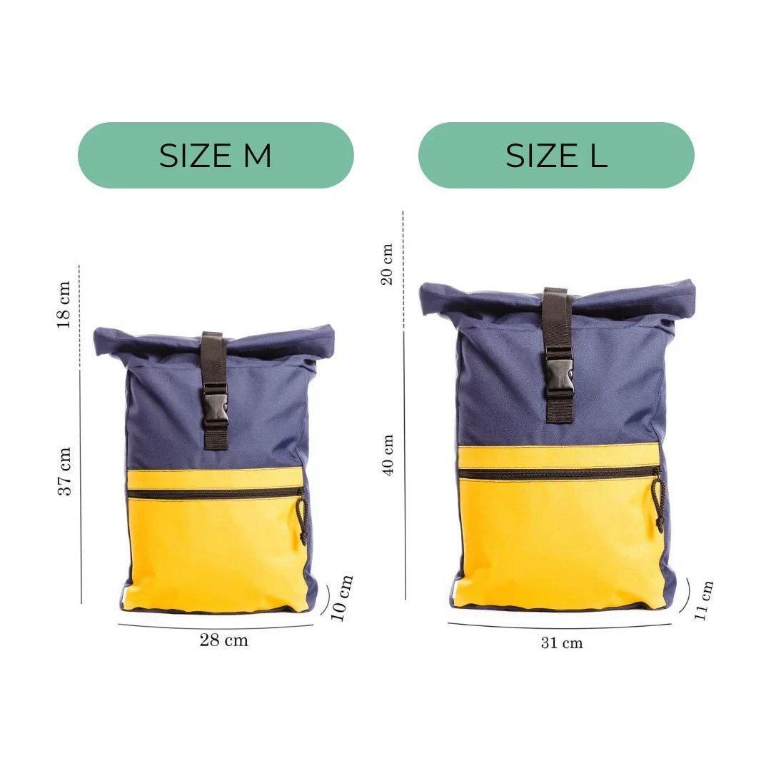 Vedenkestävä, rullattava reppu (Heart Ribbon) - Kotikauppa