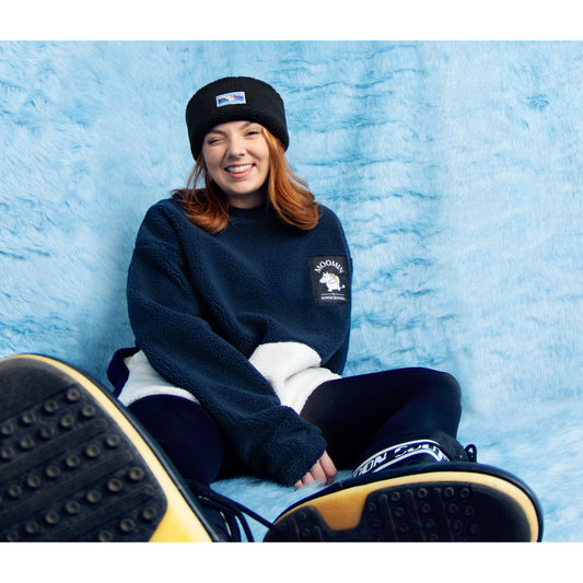 Moomintroll Adventure Fleece - Navy/White