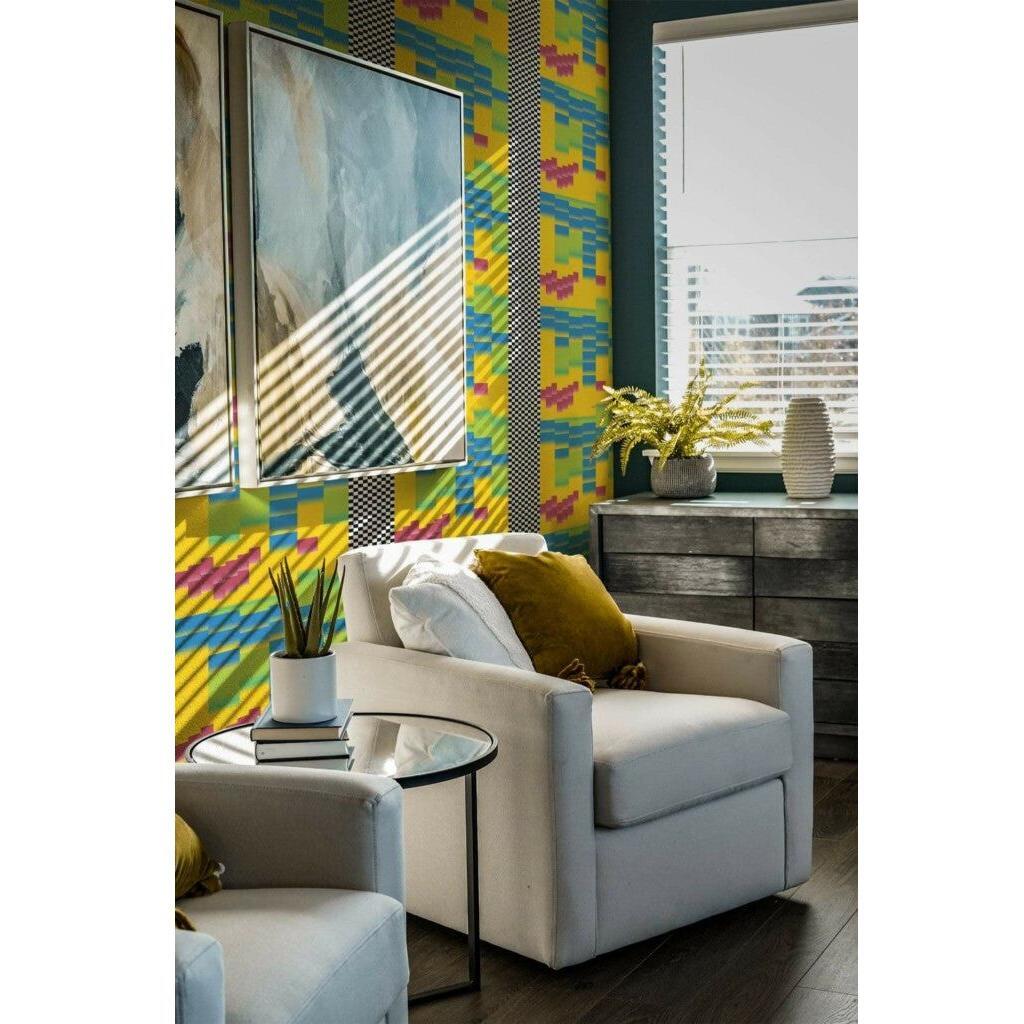 Vibrant Pixelated Adventure (itseliimautuva) - Kotikauppa