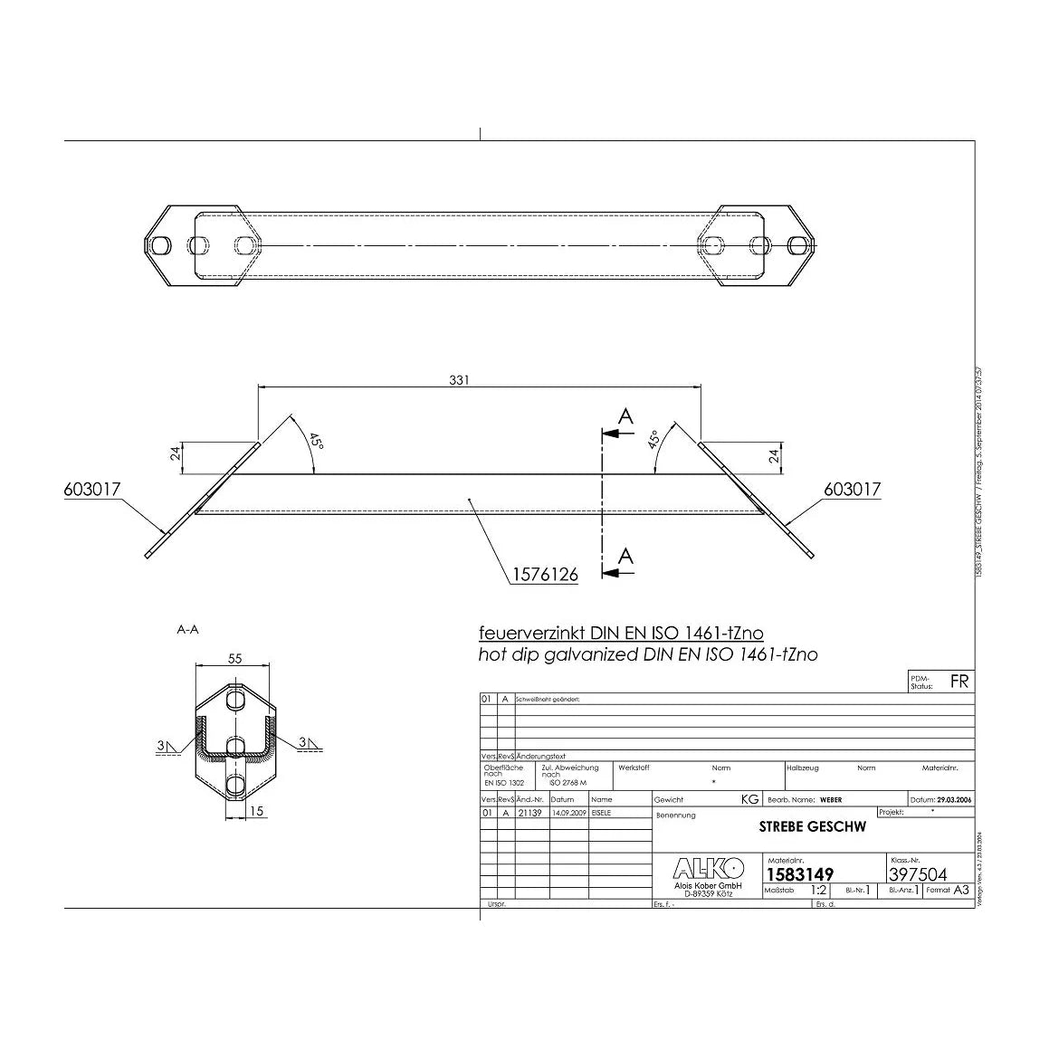 Viistopalkkisarja AMC 331mm AL-KO Viistopalkkisarja | 1564445 | | Kotikauppa | AL-KO
