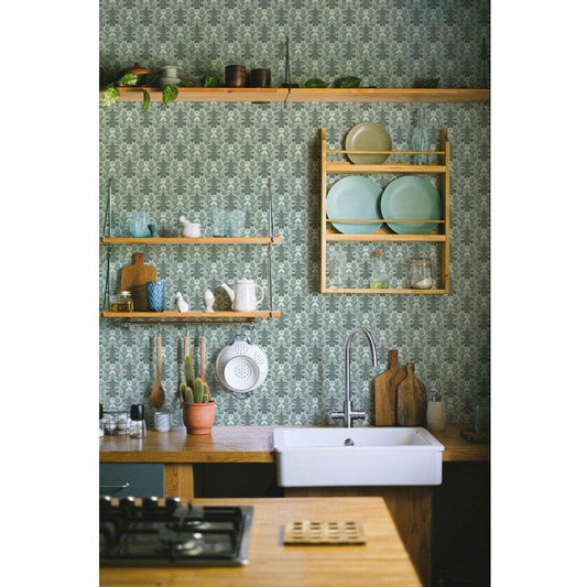 Vintage Green Kitchen (itseliimautuva) - Kotikauppa