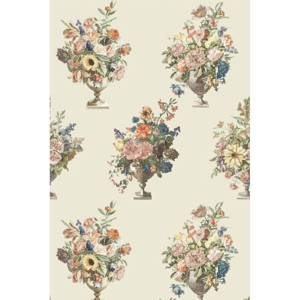 Vintage floral bouquet (itseliimautuva) - Kotikauppa