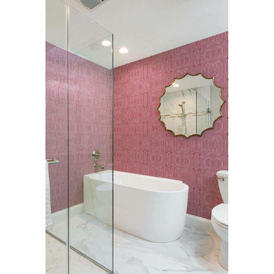 Viva magenta vintage abstract (itseliimautuva) - Kotikauppa