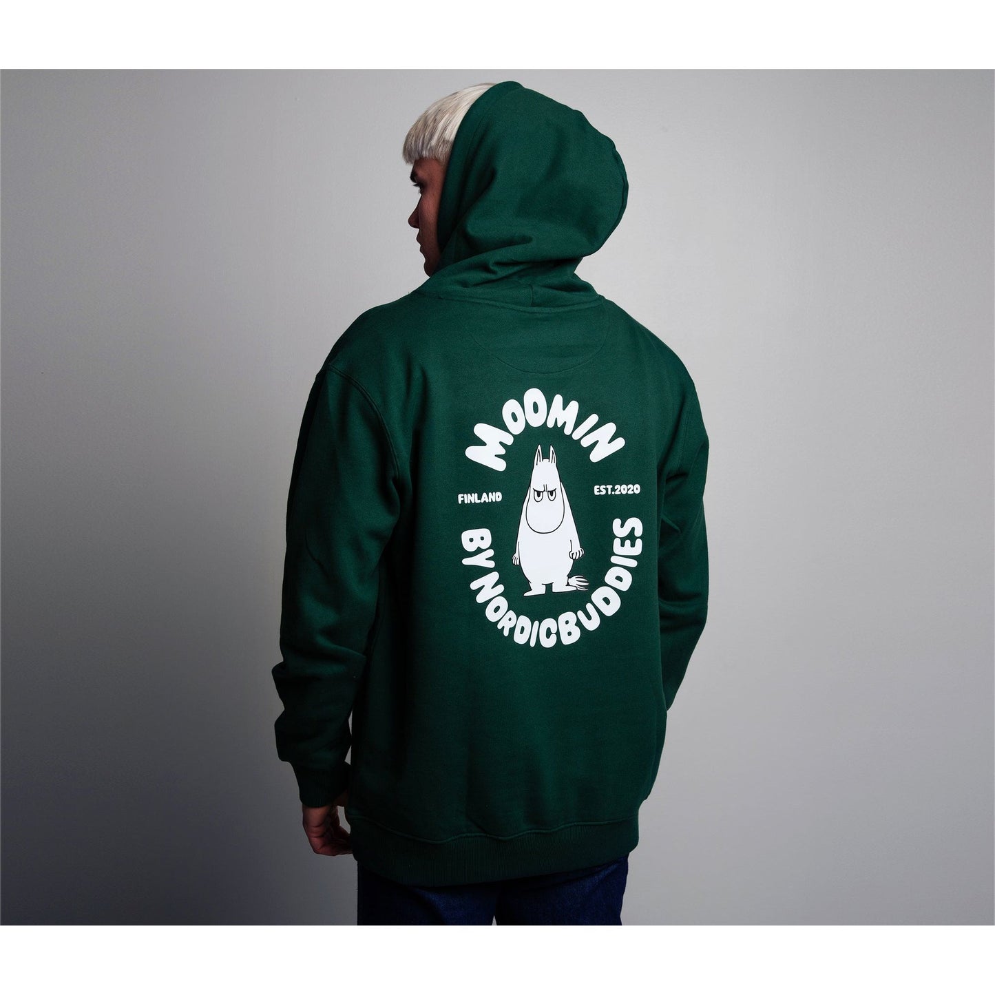 Premium Hoodie Moomin - Green