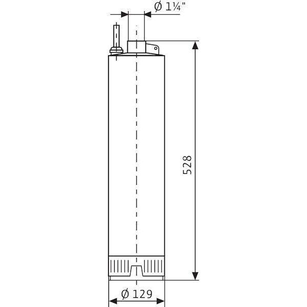 Avokaivopumppu Wilo TWI 5-306 DM 20M 3-V 0,75 kW