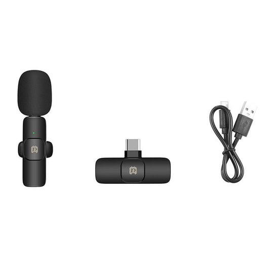 Wireless microphone Puluz PU3151B Lavalier Type C - Kotikauppa