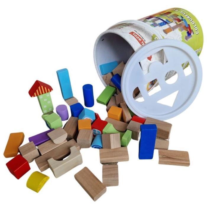 Wooden Building Blocks - Kotikauppa