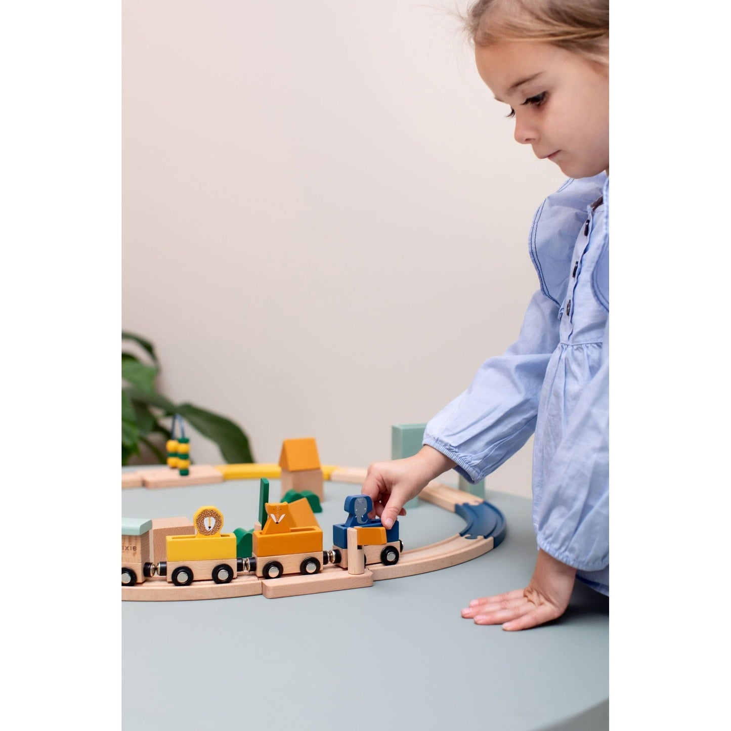 Wooden Railway Set - Kotikauppa