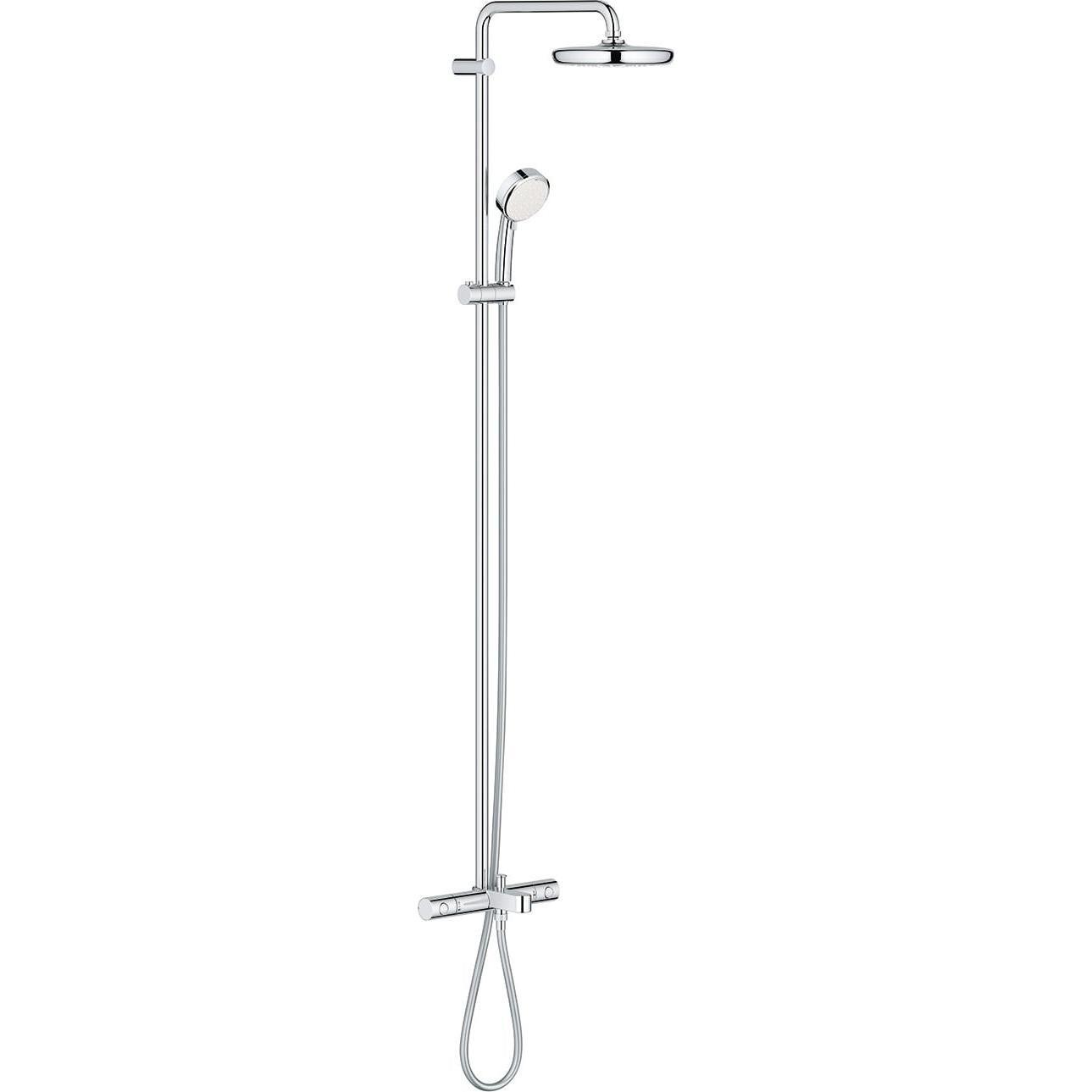 Yläsuihkuhana Grohe Tempesta Cosmopolitan 210 juoksuputki 26705000 6325097 4005176585265