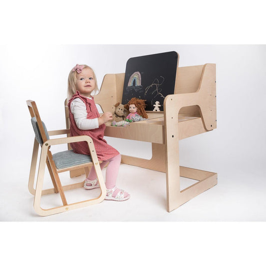 Adjustable Children Chair Julle - Mint Green