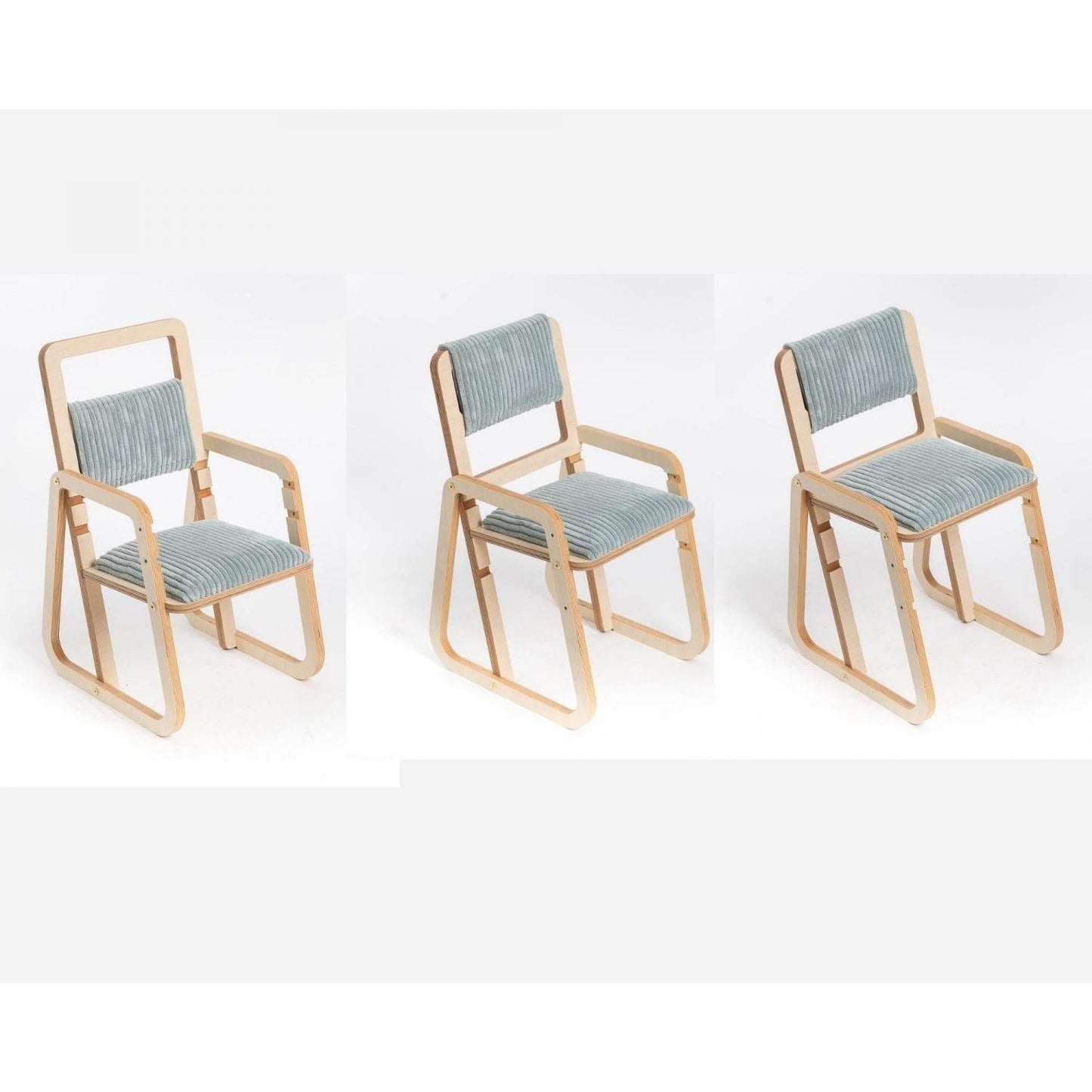 Adjustable Children Chair Julle - Mint Green