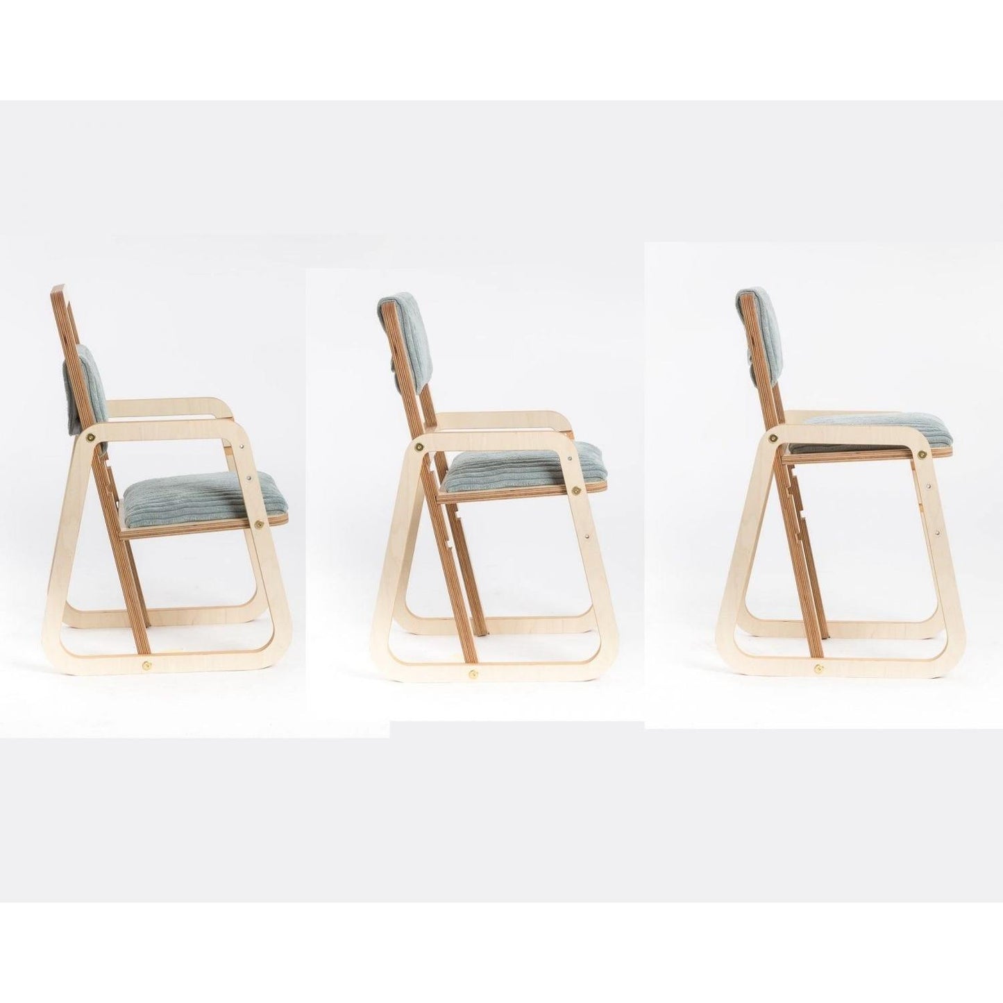 Adjustable Children Chair Julle - Mint Green