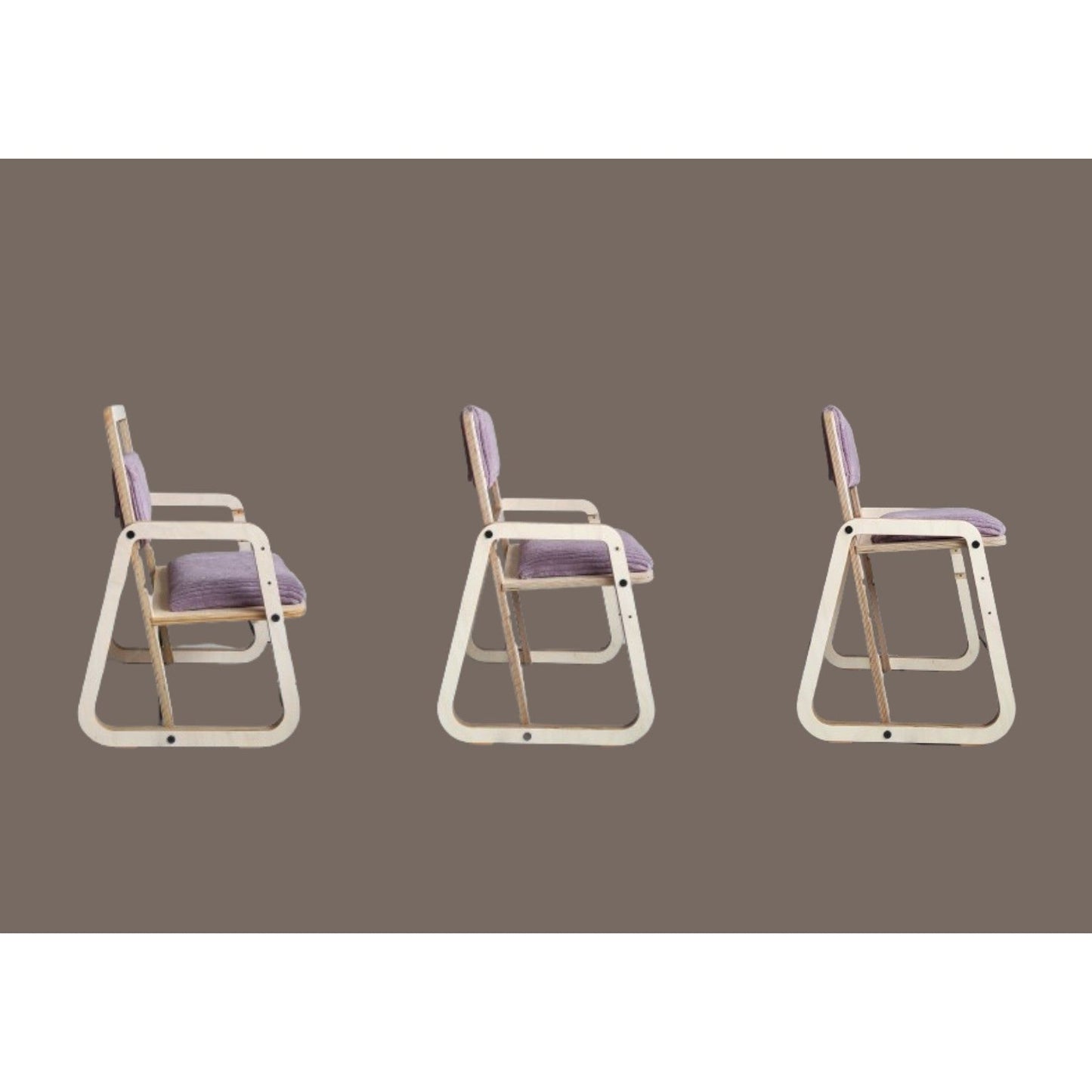 Adjustable Children Montessori Table and Chair Set Julle - Cannon Pink