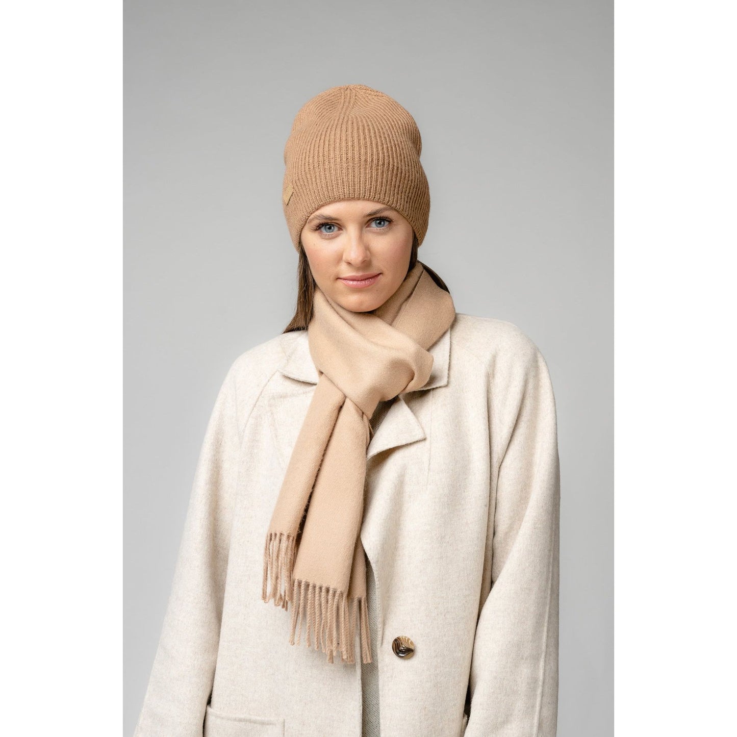 Natural Baby Alpaca Wool Scarf - Exclusive 180