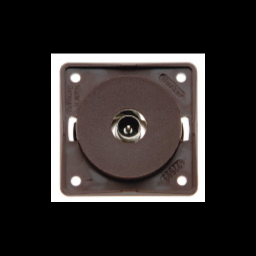 Berker antennirasia upotettava ruskea IEC-liitin | 945112511 | 4011334241164 | Kotikauppa | Berker