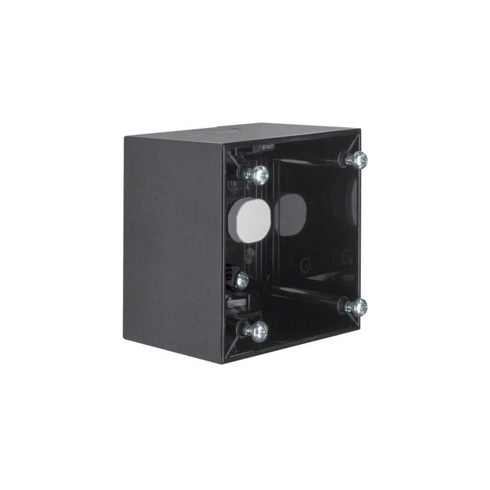 Berker pinta-asennuskotelo rasia/katkaisin musta 59.5x59.5x41mm, vetosuoja | 911512520 | 4011334357926 | Kotikauppa | Berker