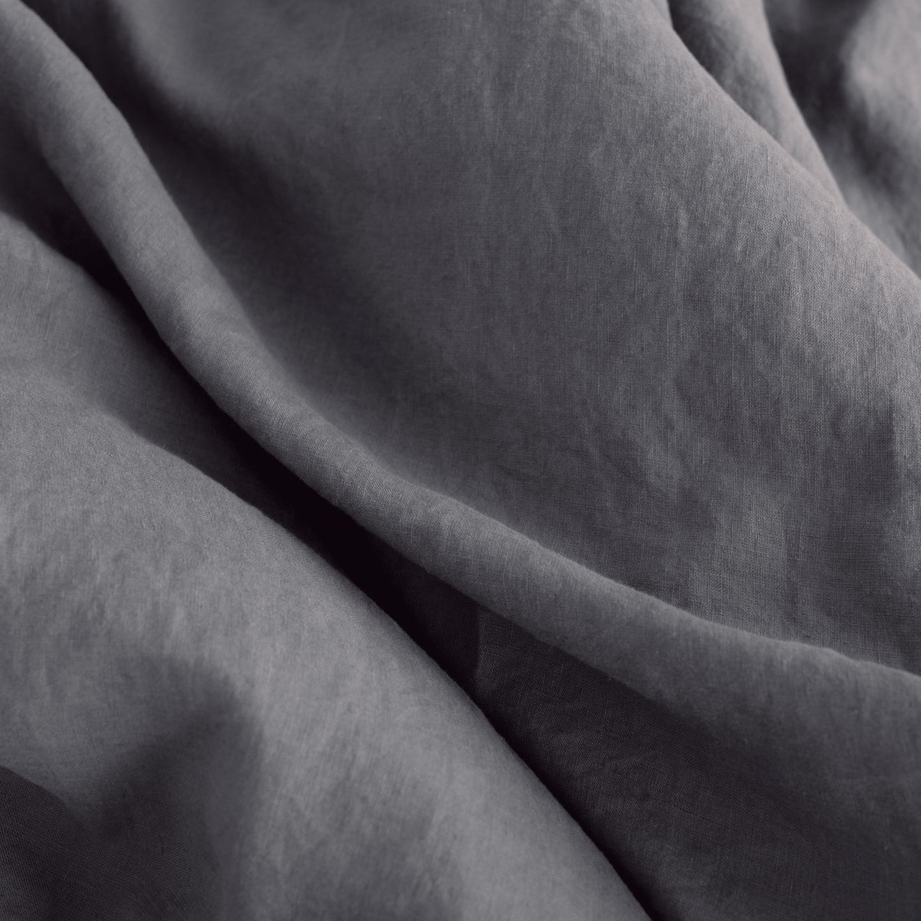 Pellava pussilakanasetti - Dark Grey (Parivuode) - Linen Tales