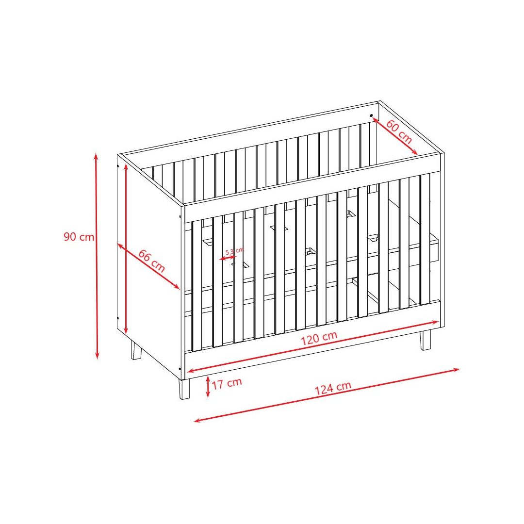 Baby Bed Kubi - White