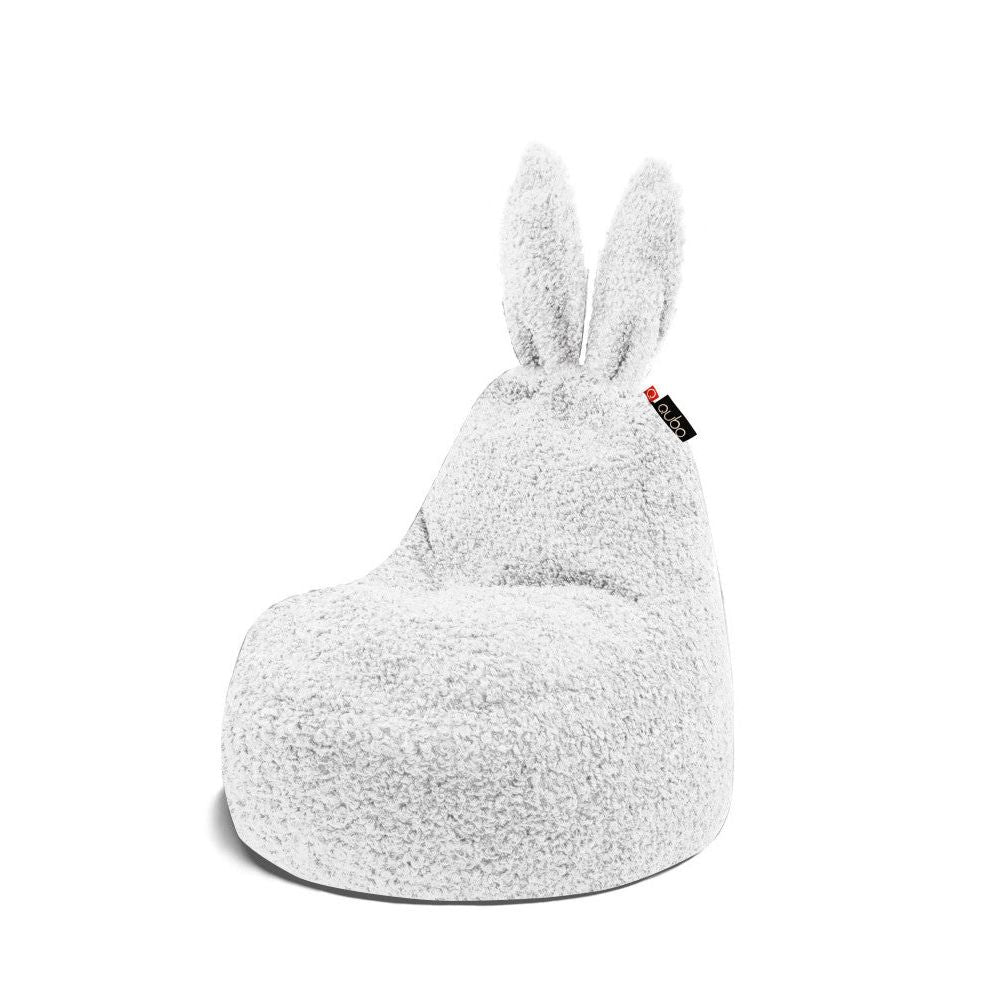 Säkkituoli Qubo™ Baby Rabbit Snowdrop FLUFFY FIT - Kotikauppa