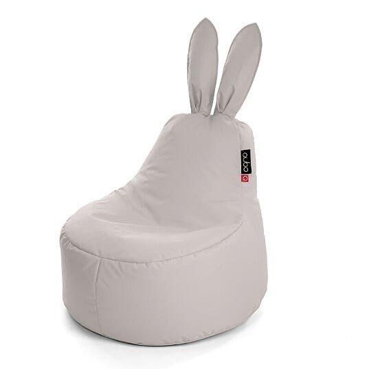 Säkkituoli Qubo™ Baby Rabbit Silver POP FIT - Kotikauppa