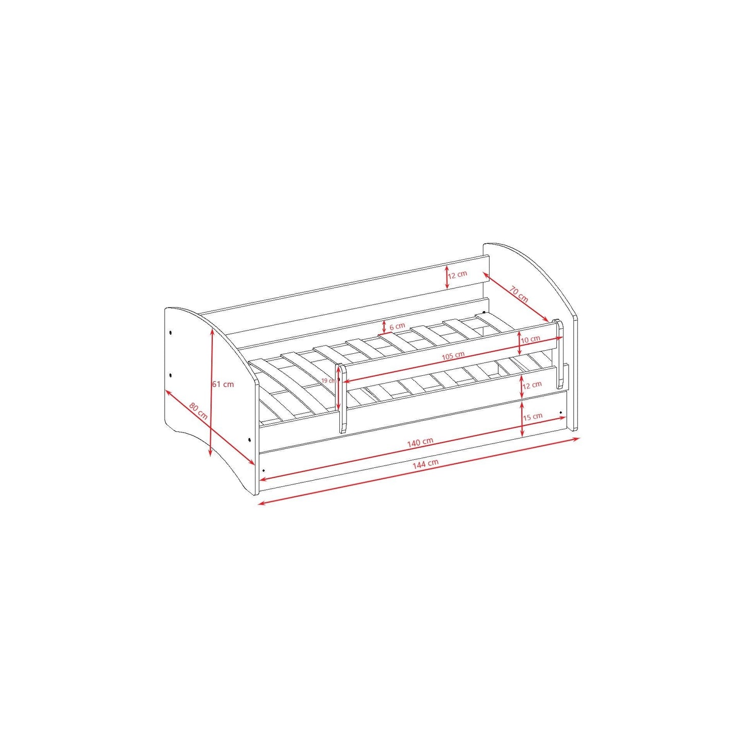 Babydreams Children’s Bed – No Pattern