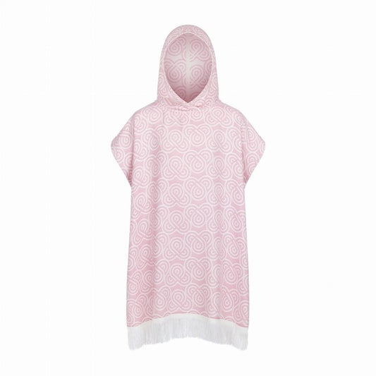 Bamboo Kids Bath Poncho - Rose