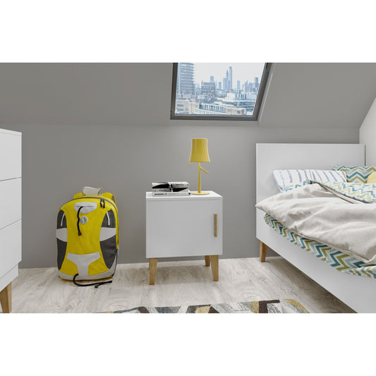 Bedside Table Kubi - White