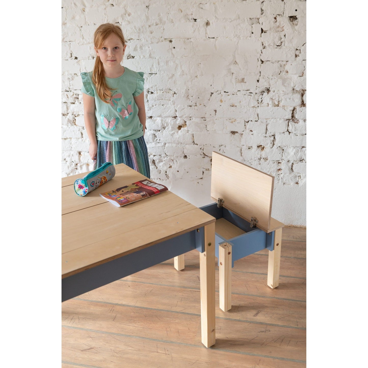 Smart Storage Table and Chair Set