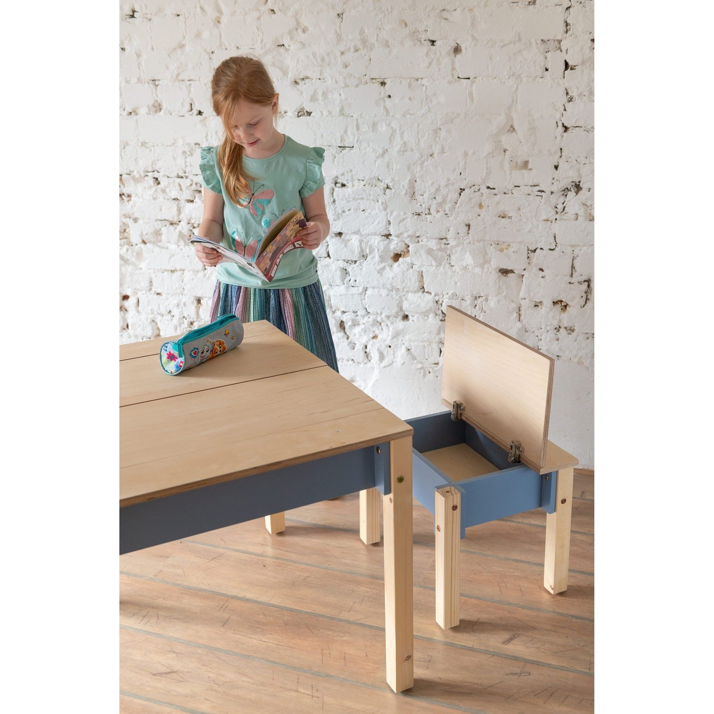 Smart Storage Table and Chair Set