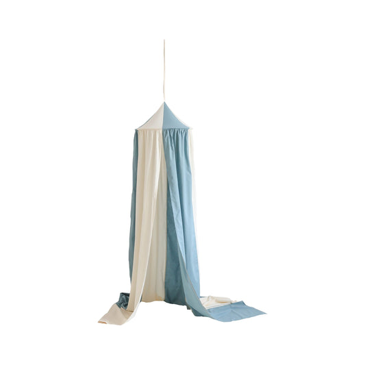 Organic Cotton and Linen Canopy - Blue Circus