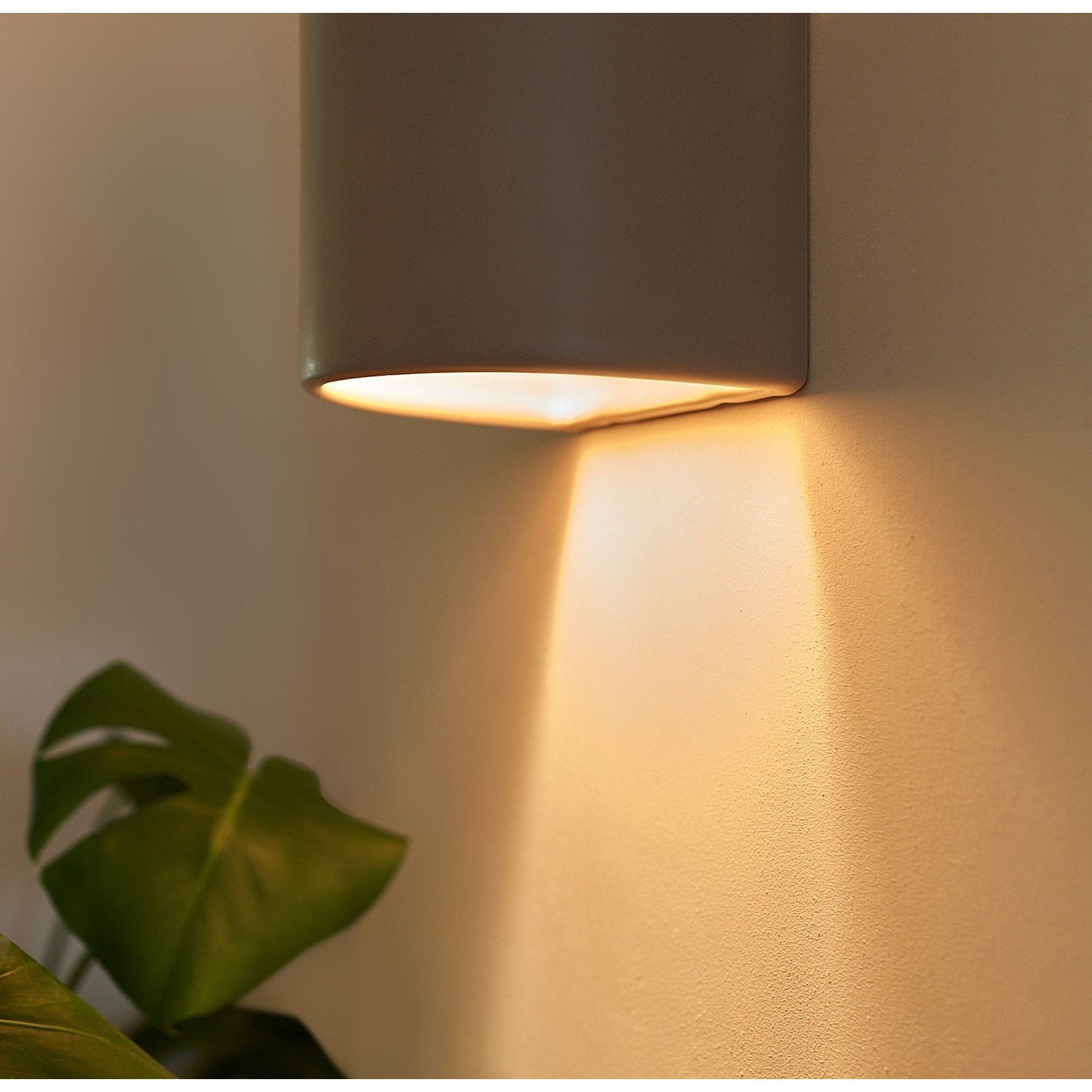 Ceramic wall light CURVE - Taupe