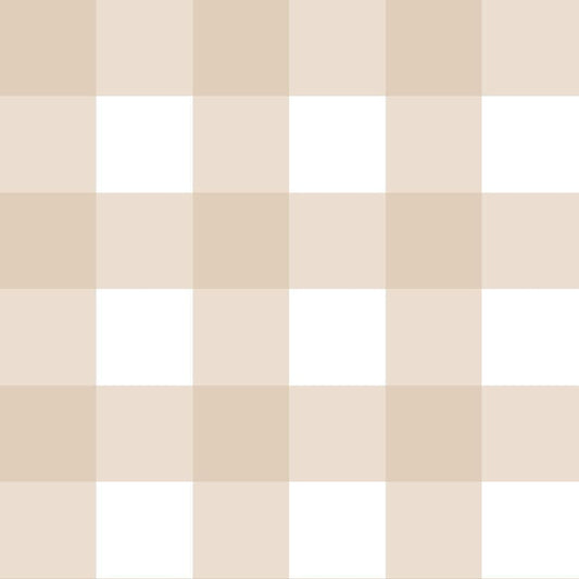 Check Classic Wallpaper - Beige