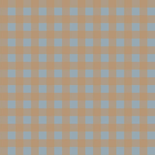 Check Minimini Brown Blue Wallpaper