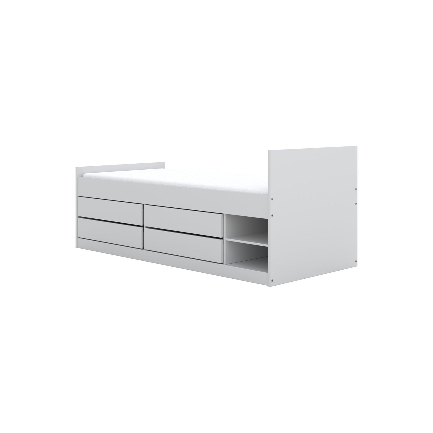 Children's Bed Leon - White