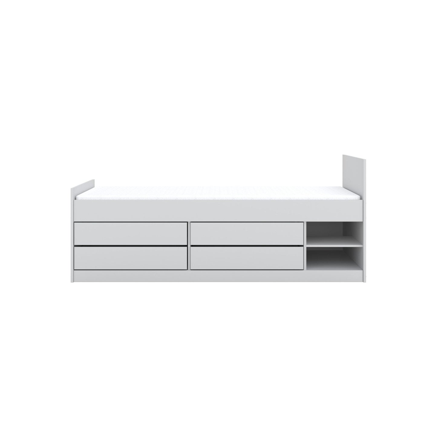 Children's Bed Leon - White