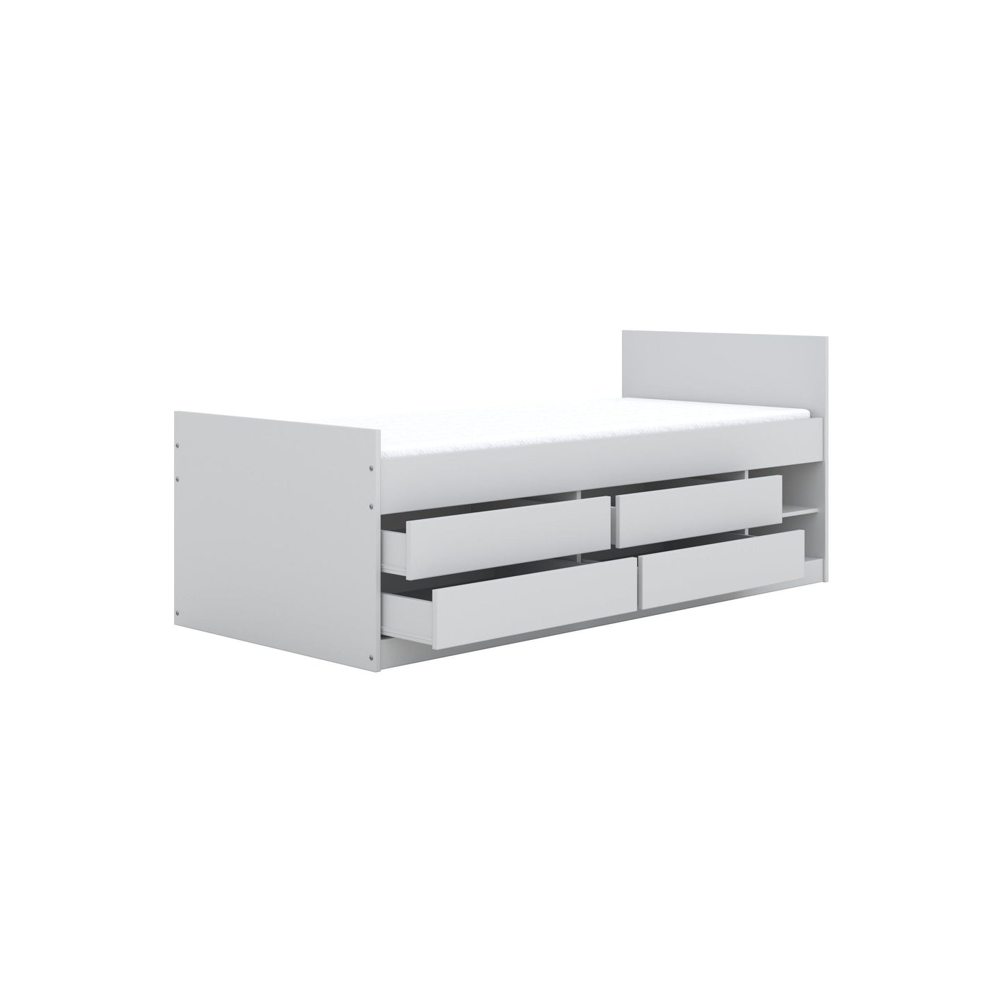 Children's Bed Leon - White