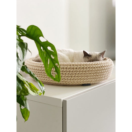 Coco Dog/Cat Bed - Beige