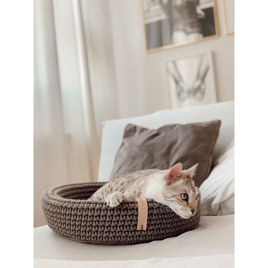 Coco Dog/Cat Bed - Light Brown