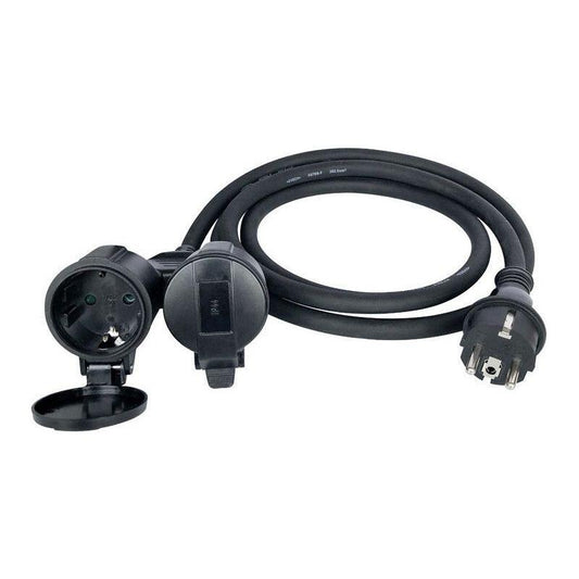 Jatkojohto 1-vaihe OPAL  2-OS 2M 3X2,5 IP44 H07RN | 2433063 | 6438056237066 | Kotikauppa | OPAL