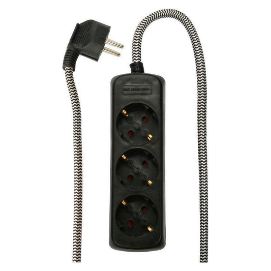 Jatkojohto 1-vaihe OPAL  3-OS MAAD 2M MUSTAVALKO KANGAS | 2433051 | 6438056133153 | Kotikauppa | OPAL