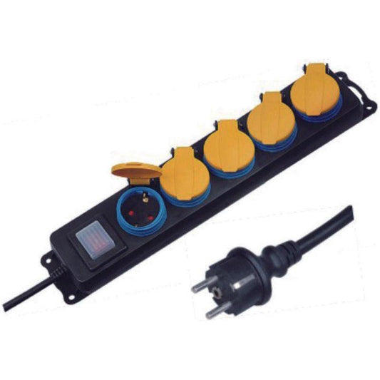 Jatkojohto 1-vaihe OPAL  5-OS 3m IP44 3x1,5 H05RR | 2433029 | 6413821901199 | Kotikauppa | OPAL