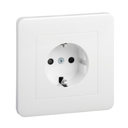 Pistorasia 1-osainen uppo-asennettava JL valkoinen Exxact-3606480203367