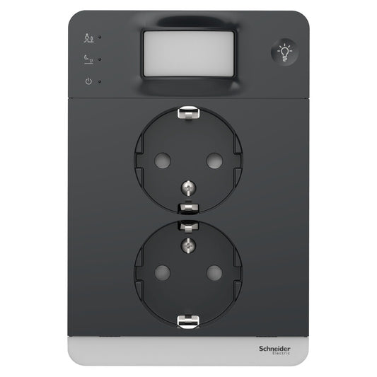 Pistorasia Schneider Electric Exxact 2PR UPJ,liiketun 160°,valo ANT-3606489860011