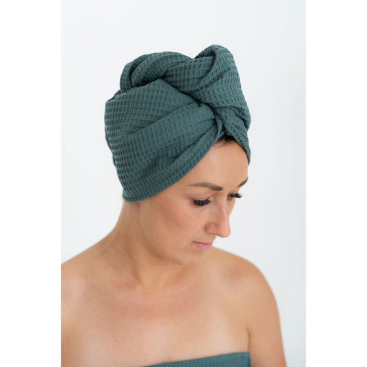 Cotton Waffle Hair Towel/Turban
