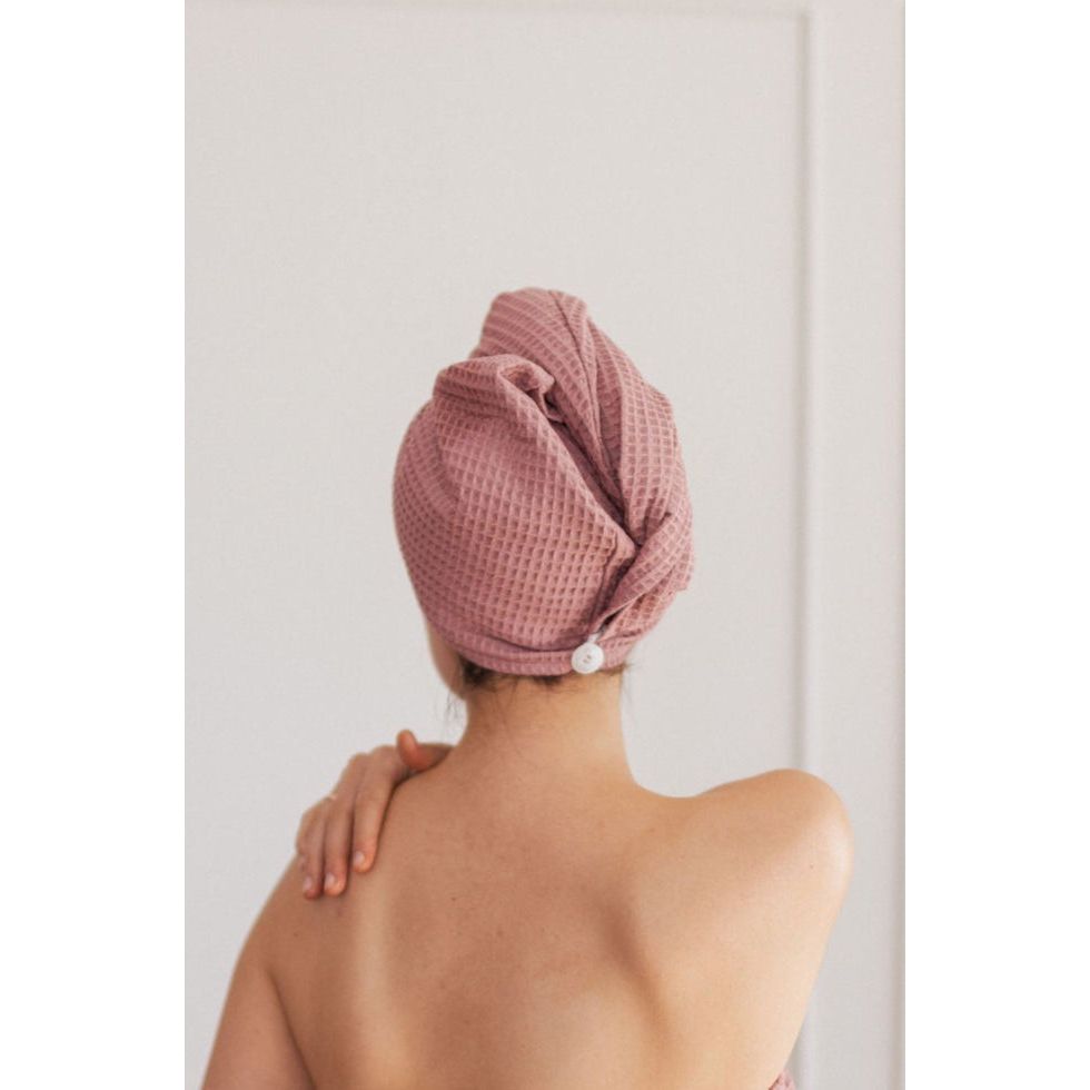Cotton Waffle Hair Towel/Turban