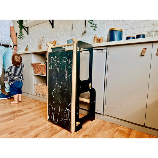 4in1 Creative Tower with Blackboard And Slide